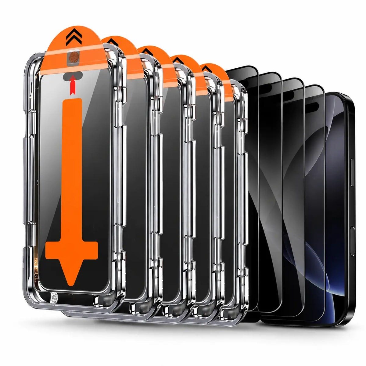 iPhone Privacy Screen Protector – Tempered Glass, Easy Install